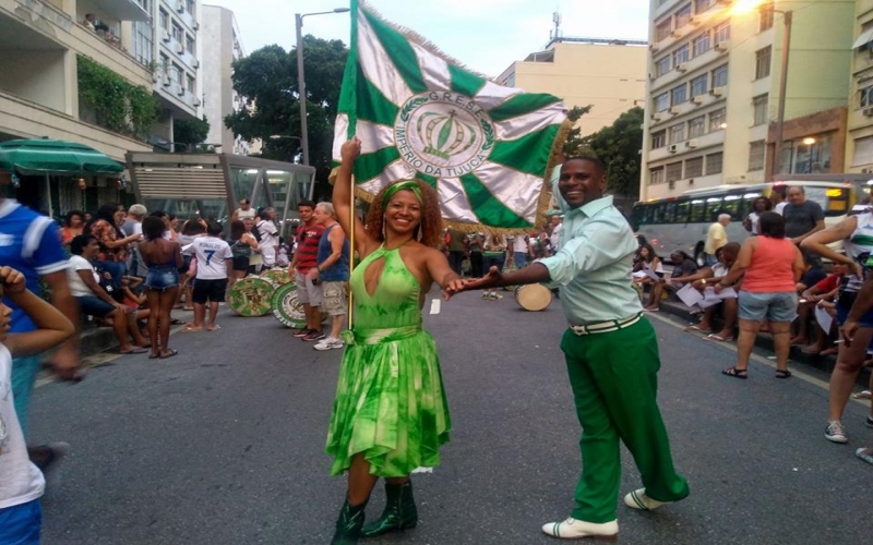 Ensaios de rua da Império da Tijuca