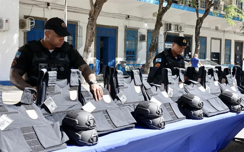 Estado reforça proteção de policiais com novos equipamentos de segurança