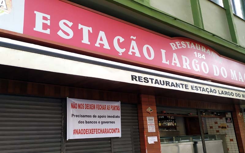 Restaurante Estação Largo do Machado está em dificuldades, mas não demitiu nenhum funcionário