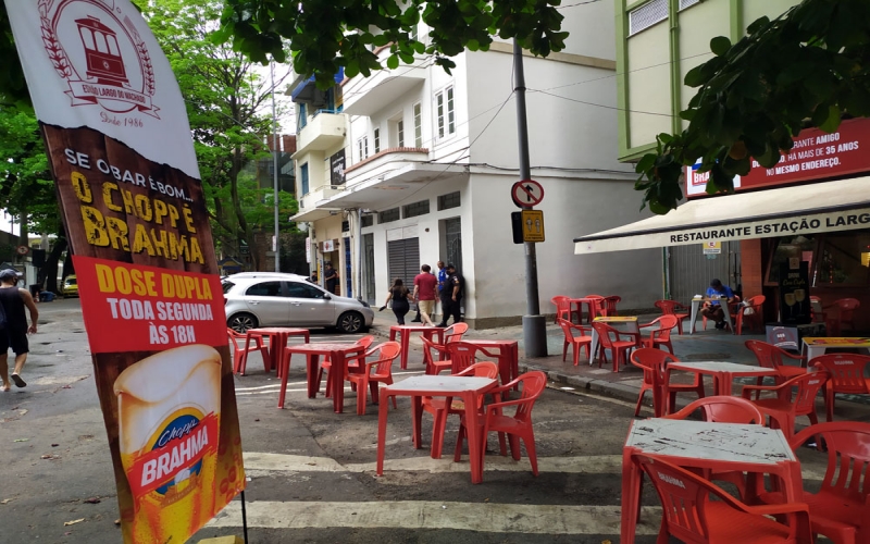 Restaurante Estação Largo do Machado vai ter cardápio matinal para ciclistas aos finais de semana