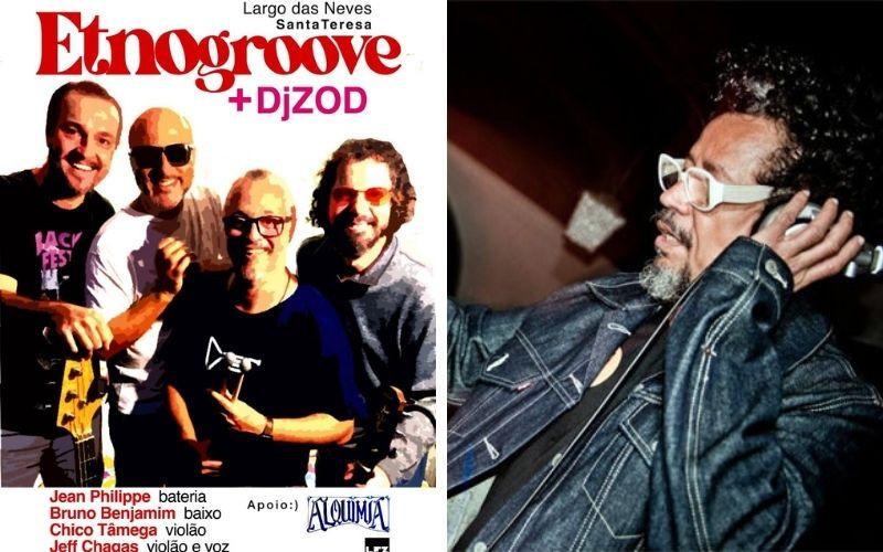 Etnogroove e DJ Zod no Largo das Neves