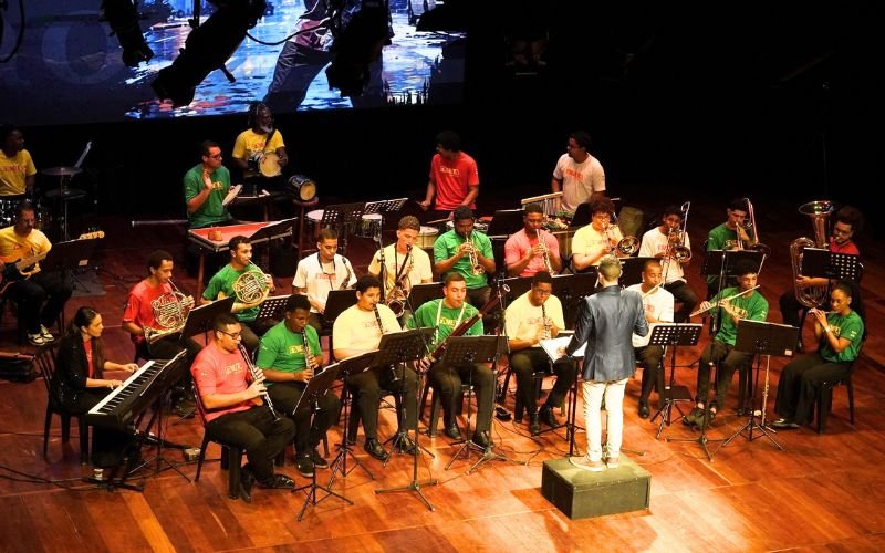 Favela Orquestra no Boulevard do Theatro Municipal, grátis