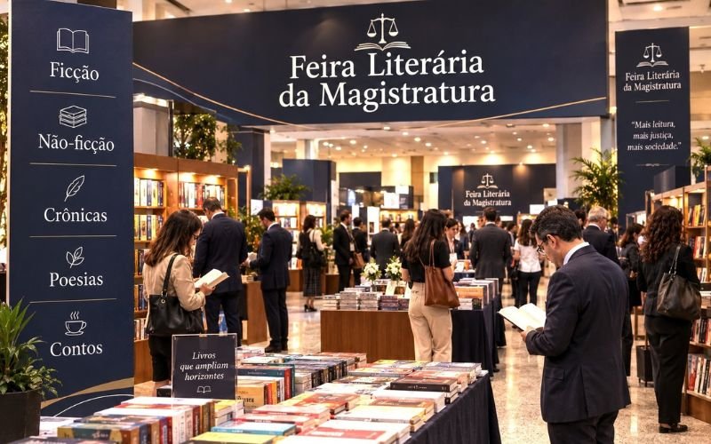 2ª Feira Literária da Magistratura reúne literatura e música no Centro do Rio