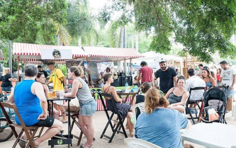 Feira O Fuxico, edição de primavera, na Praça Nossa Senhora da Paz