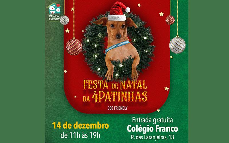 Festa de Natal da 4Patinhas em Laranjeiras