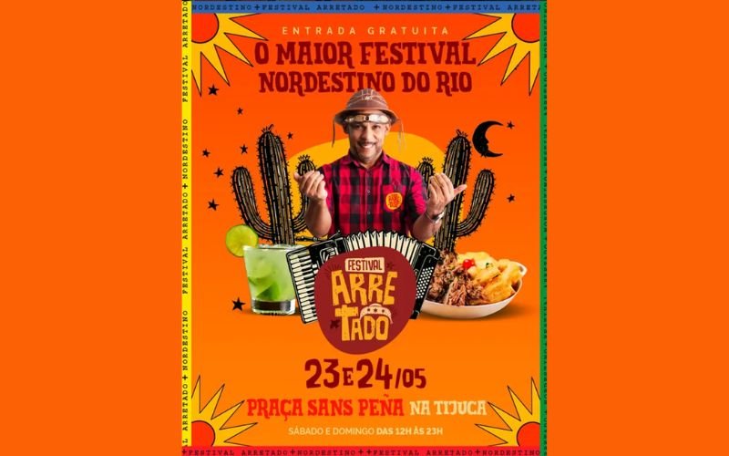 Festival Arretado dá a largada de festas juninas com gastronomia e shows gratuitos