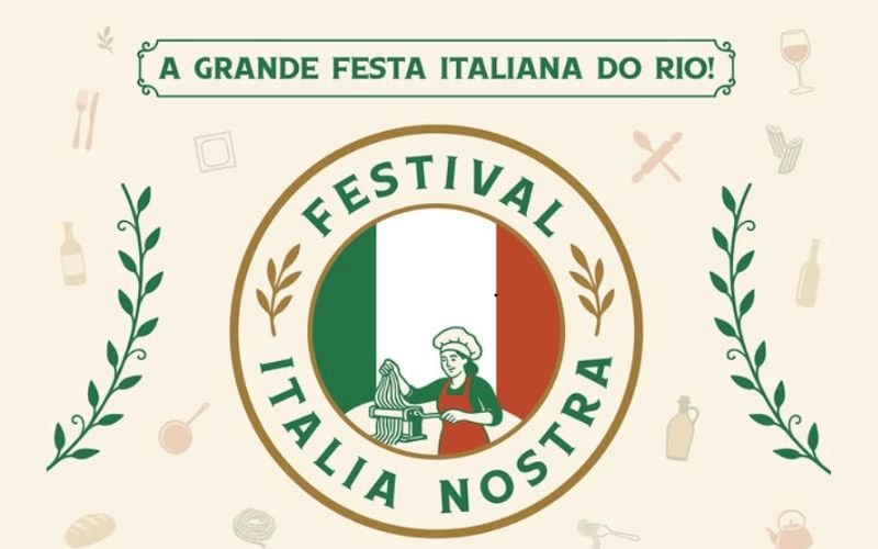 Festival Itália Nostra leva gastronomia italiana ao Parque Carmen Miranda