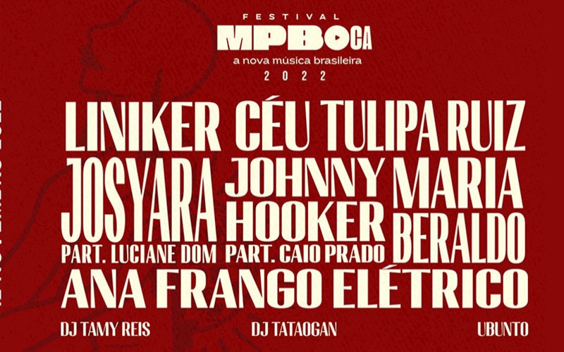 “Festival MPBoca - A Nova Música Brasileira” 14 horas de música no Cais do Porto