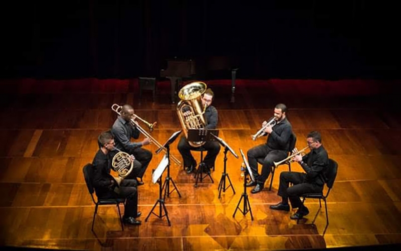 Five Brass Quintet na Mostra ATG no Teatro Dulcina