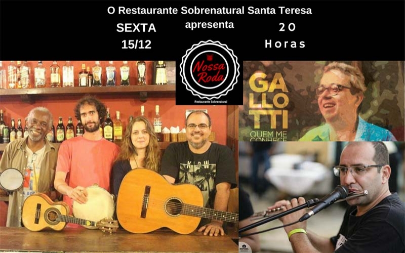 Nossa Roda com Roberta Nistra, Eduardo Gallotti e músicos