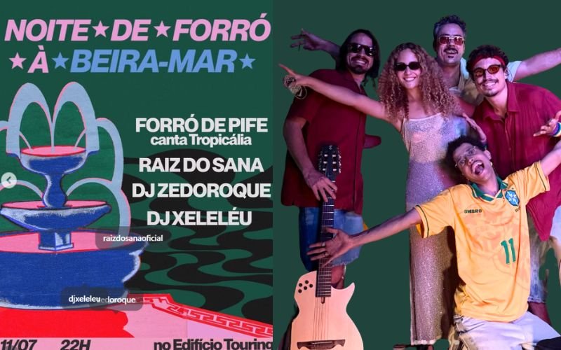 Forró à Beira-Mar no Edifício Touring, na Praça Mauá