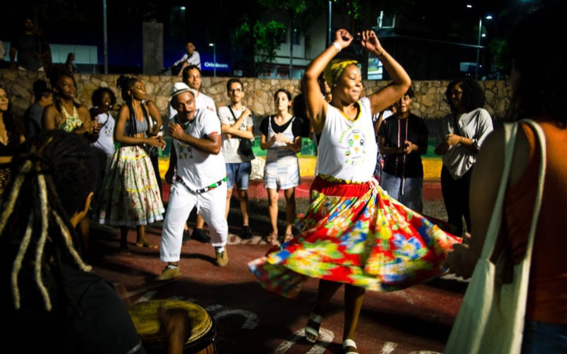 Roda Cultural Afrolaje com Jongo, Capoeira Angola e Samba de Roda