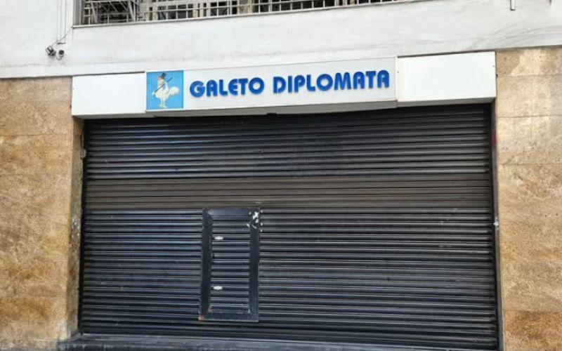 Galeto Diplomata sucumbe ao esvaziamento do Centro e fecha as portas