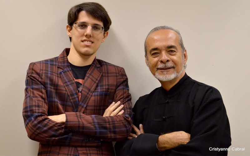 Gilson Peranzetta e João Senise na Casa do Choro