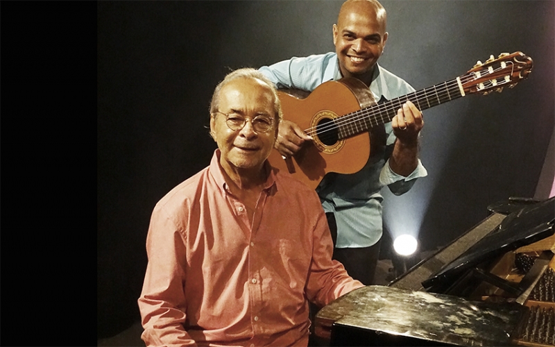 Gilson Peranzzetta e Marcel Powell no Centro da Música Carioca