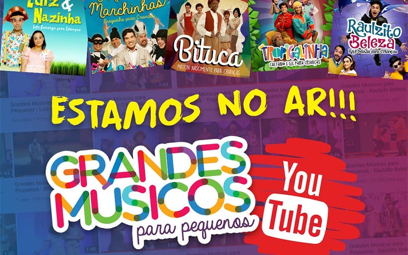 Projeto ‘Grandes Músicos para Pequenos’ ganha Canal no Youtube