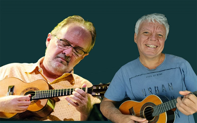 Henrique Cazes e Wanderson Martins no Centro da Música Carioca