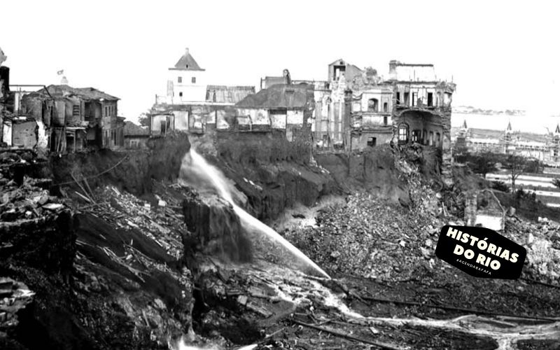 Desmonte do Morro do Castelo foi uma das maiores obras de engenharia da história do Rio