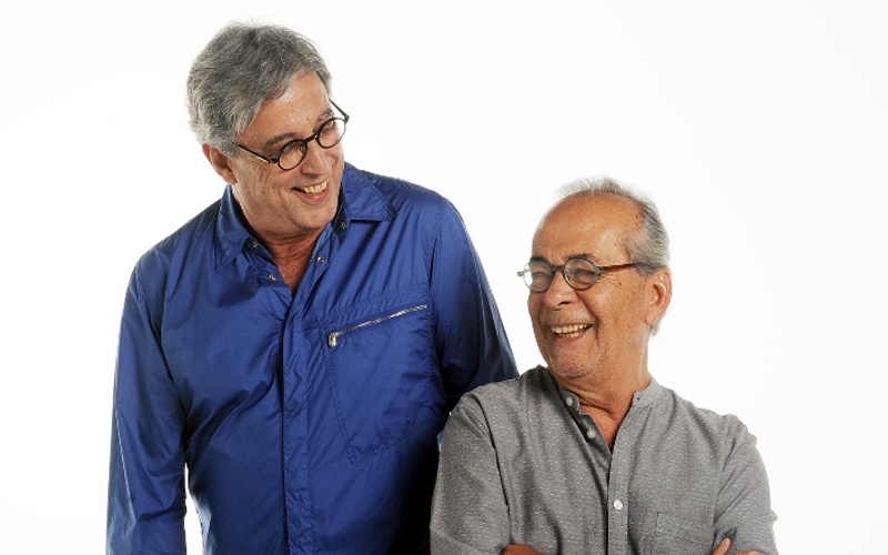 Ivan Lins e Gilson Peranzzetta no Teatro Rival