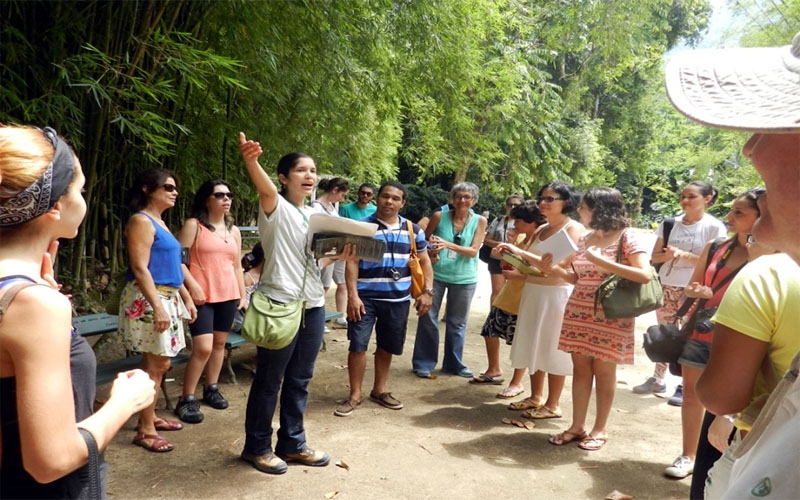 Visita guiada contempla vegetação e faz percurso das águas do Jardim Botânico