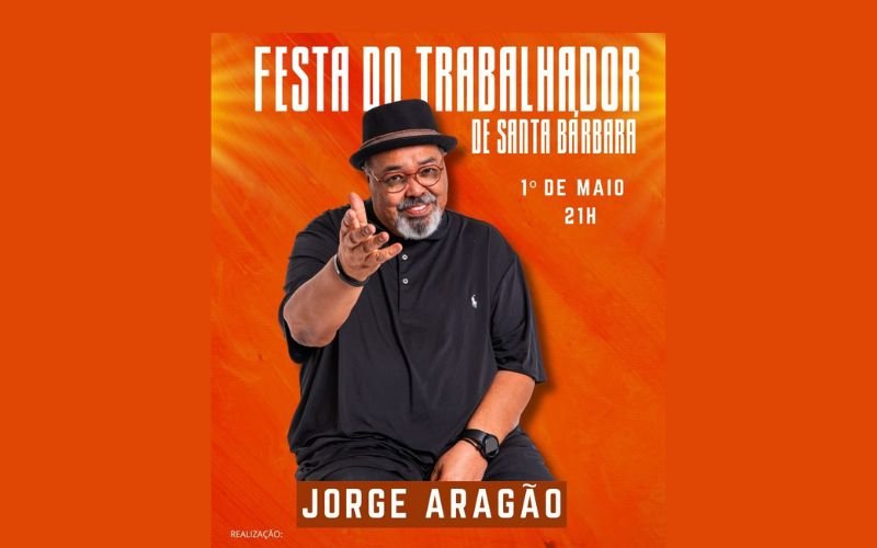 Jorge Aragão é a atração da Festa do Trabalhador em Niterói
