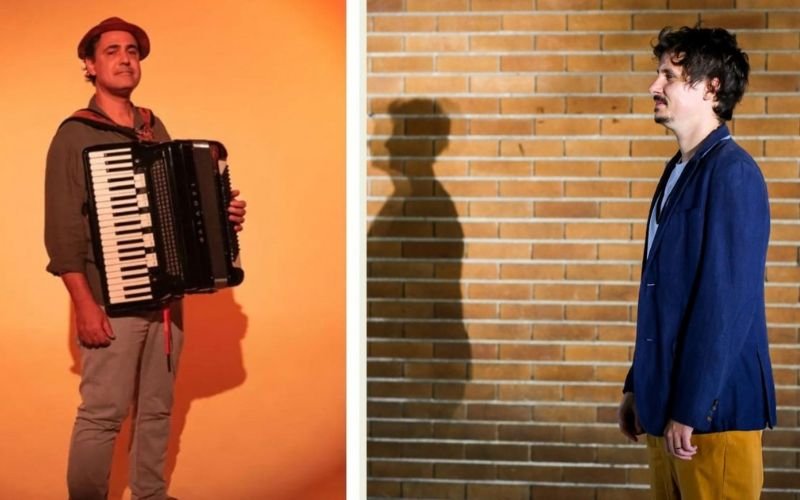 Kiko Horta e Antônio Guerra na Casa do Choro