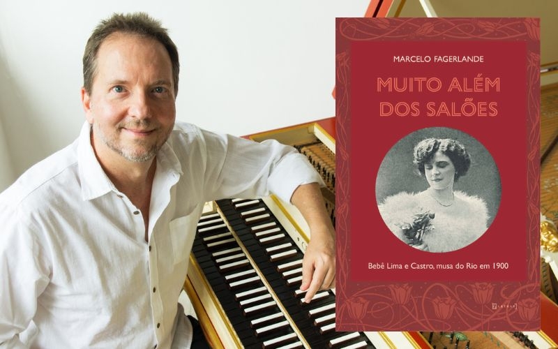 Professor Marcelo Fagerlande lança livro “Muito além dos salões: Bebê Lima e Castro, musa do Rio em 1900”
