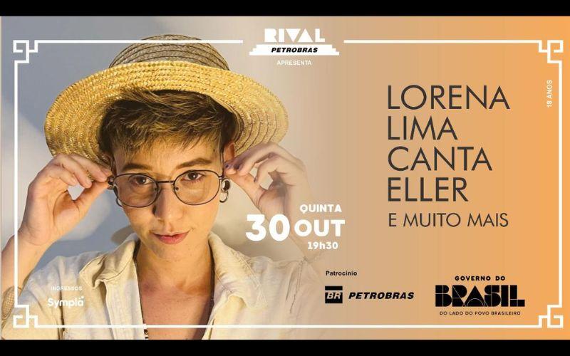 Lorena Lima canta Cássia Eller no Teatro Rival Petrobras