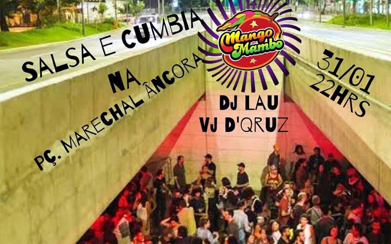 Festa Mango Mambo na Praça Marechal Âncora