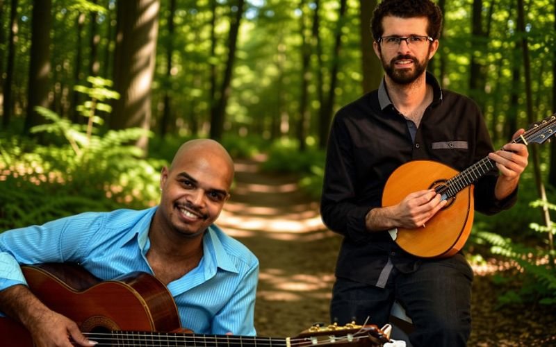 Marcel Powell e Daniel Migliavacca homenageiam Garoto em show no Jardim Botânico