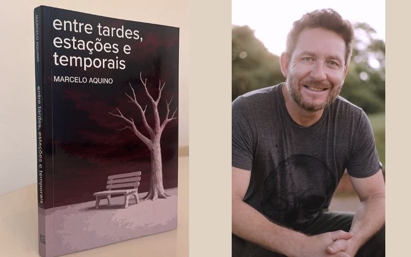 Marcelo Aquino lança livro com três textos de dramaturgia na Blooks, em Botafogo