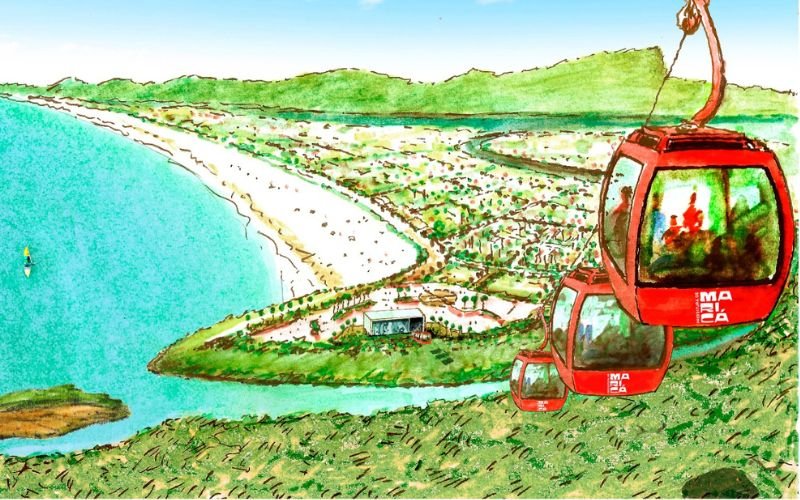 Maricá planeja teleférico no Farol de Ponta Negra com investimento privado