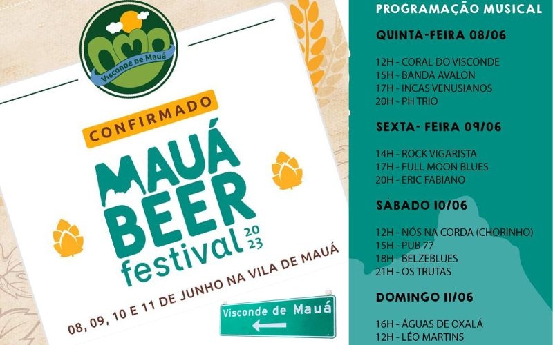 Mauá Beer Fest, III Festival de Cerveja Artesanais, movimenta a charmosa Visconde de Mauá