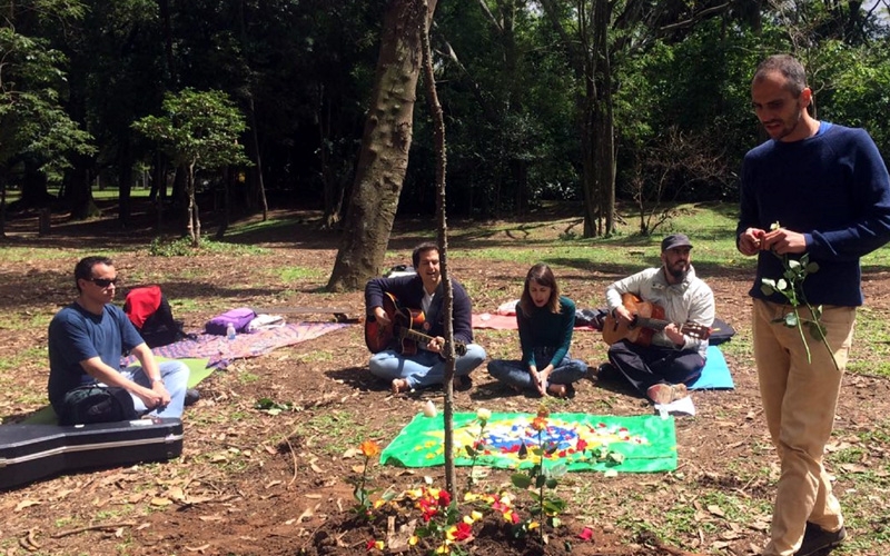 Meditação no Parque Lage