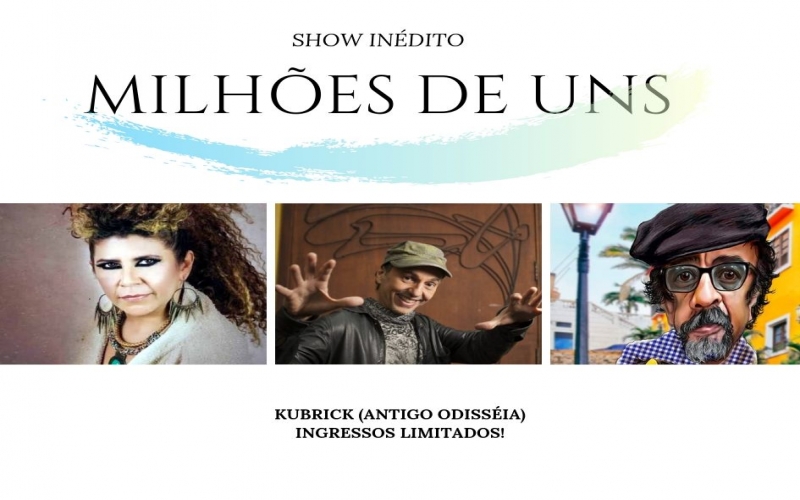 Zeca Baleiro, Rita Benneditto e Joãozinho Ribeiro em show inédito