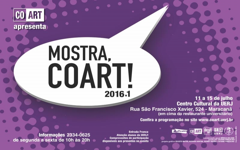 Mostra de oficinas de criação artística da COART