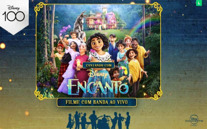 Cantando com Encanto, musical da Disney com banda ao vivo no Teatro Riachuelo