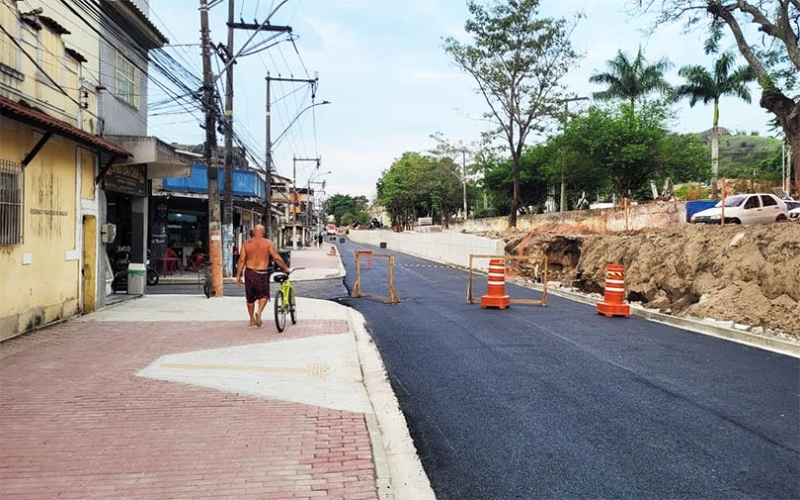 Projeto de mobilidade urbana em São Gonçalo está com 50% das obras em execução