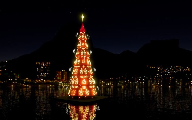 Árvore de Natal da Lagoa promete encantar cariocas e turistas, confira a programação