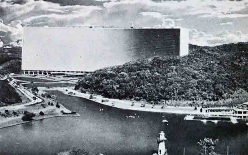 Condomínio hoteleiro Quitandinha, projeto de Niemeyer que nunca saiu do papel