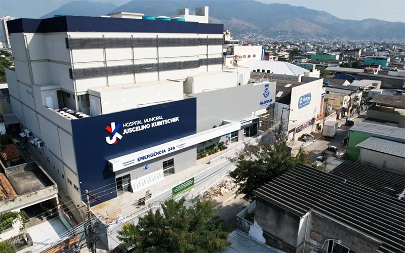 Hospital JK em Nilópolis: unidade terá 102 leitos, emergência, maternidade, inauguração é dia 21 de agosto