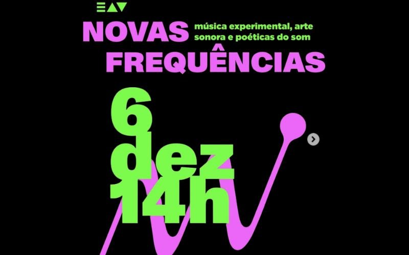 Festival Novas Frequências ocupa o Parque Lage neste sábado