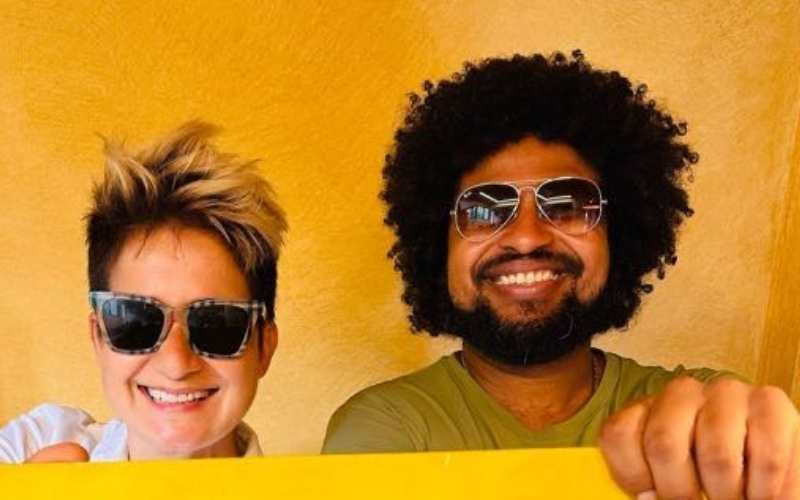 Lan Lanh e Mário Soares num axé pra Lua com a participação especial de Márcia Short