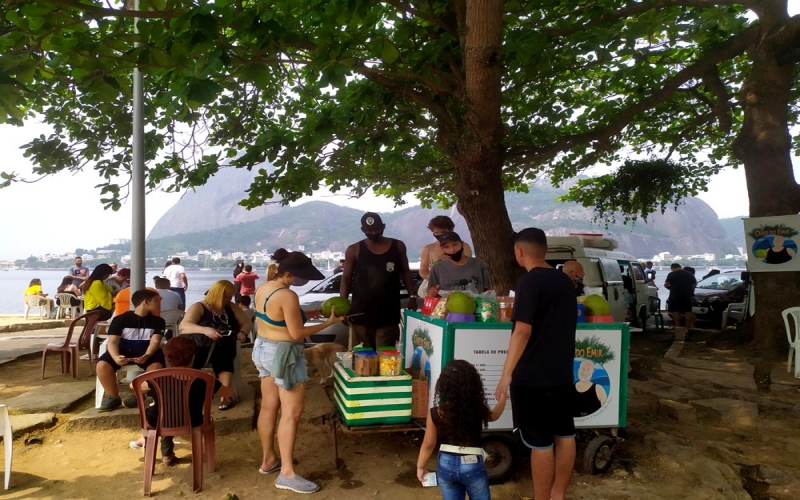 Oásis do Emir no Parque do Flamengo tem legião de admiradores