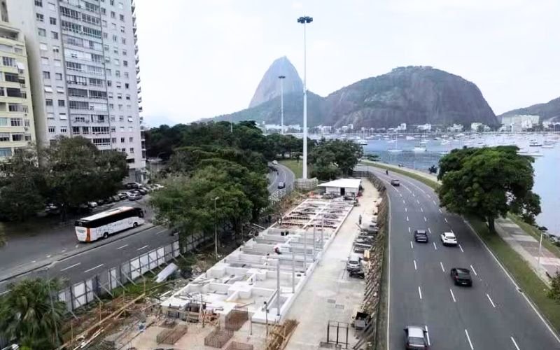 IPHAN embarga obra de concessionária de carros na Enseada de Botafogo