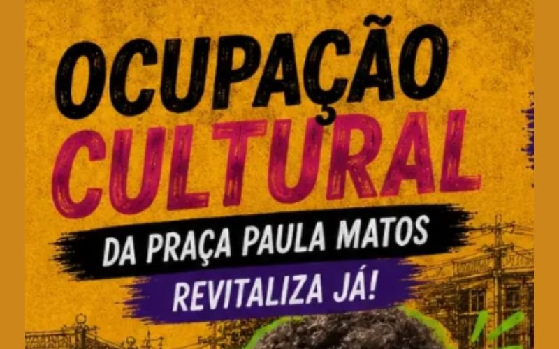 Evento cultural mobiliza moradores pela revitalização da Praça Paula Mattos
