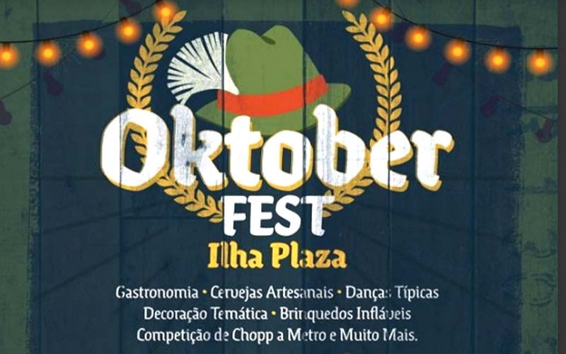 Oktoberfest terá gastronomia e música alemã no Ilha Plaza