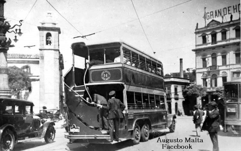 Ônibus de dois andares, apelidados de chopp duplo, circularam no Rio no fim da década de 20