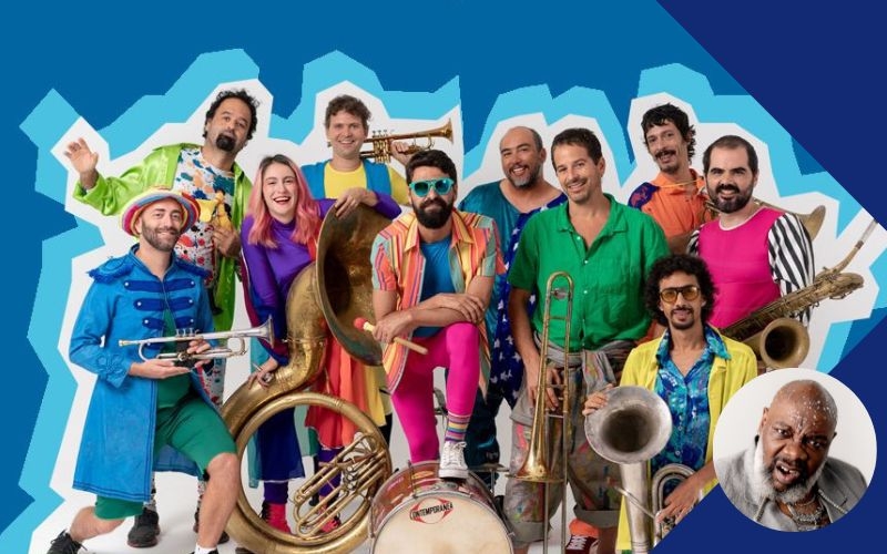 Orquestra Voadora e Serjão Loroza no aniversário do MAR