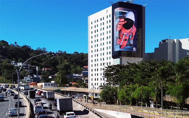 Barra ganha o primeiro painel tridimensional do Rio na autoestrada Lagoa-Barra